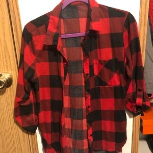 Red/ Black Flannel